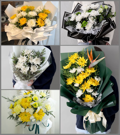 西藏林芝墨脱县德兴乡白事花束代送